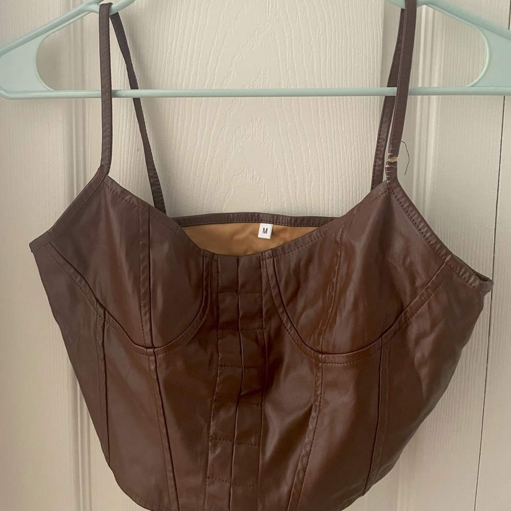 Bustier crop top